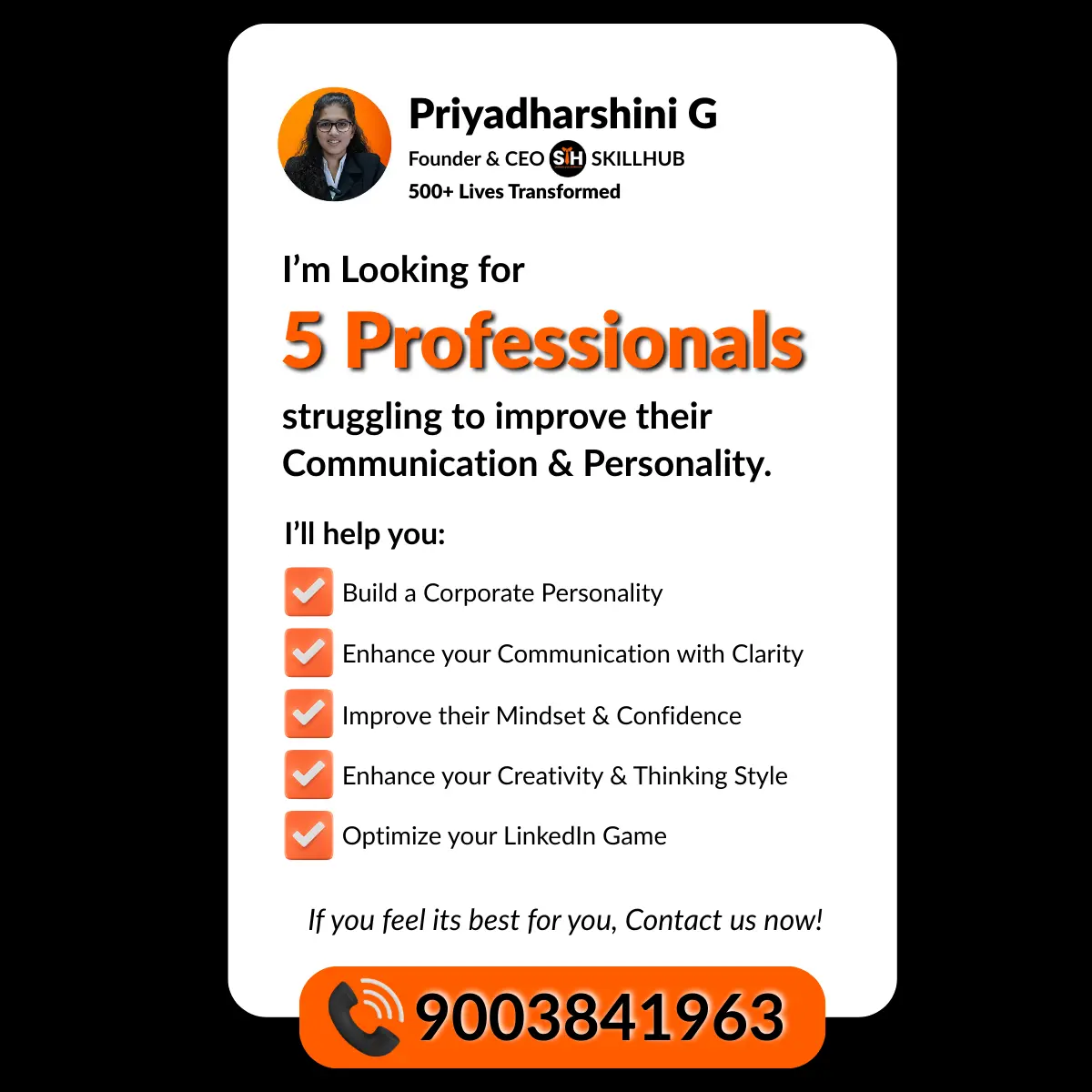 Personality Development Training in Coimbatore